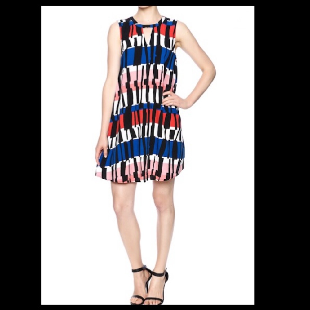 🔱.. Jack by BB Dakota Multicolor Print Sleeveless Dress